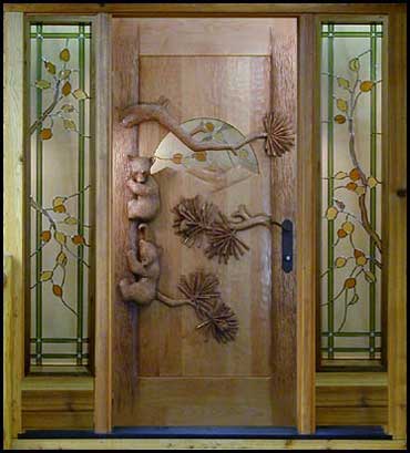 декоративные двери тамбура