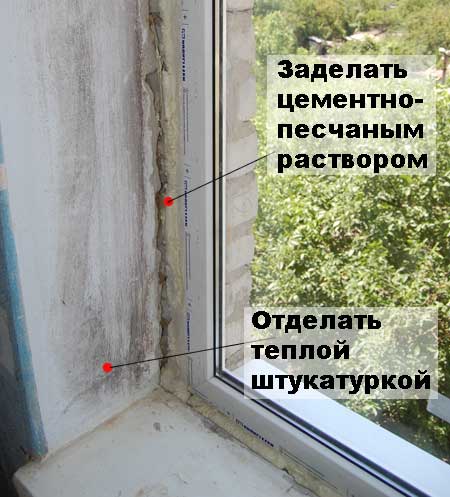 Звукоизоляция окна и отделка откоса