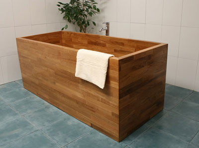 Деревянная ванная